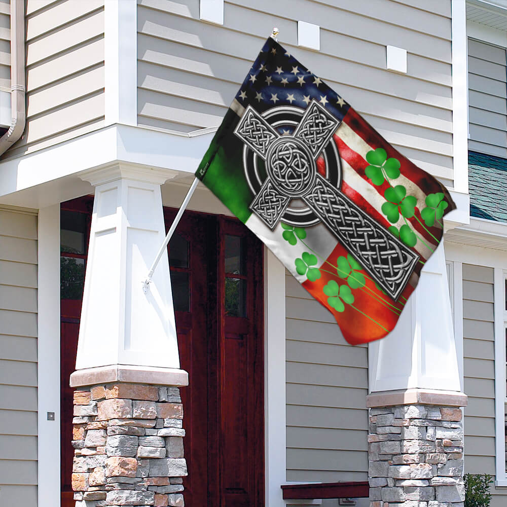 Garden Flag The Irish Celtic Cross Flag House flag 