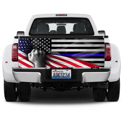The Thin Blue Line America Truck Tailgate Decal Sticker Wrap THB2613TD ...