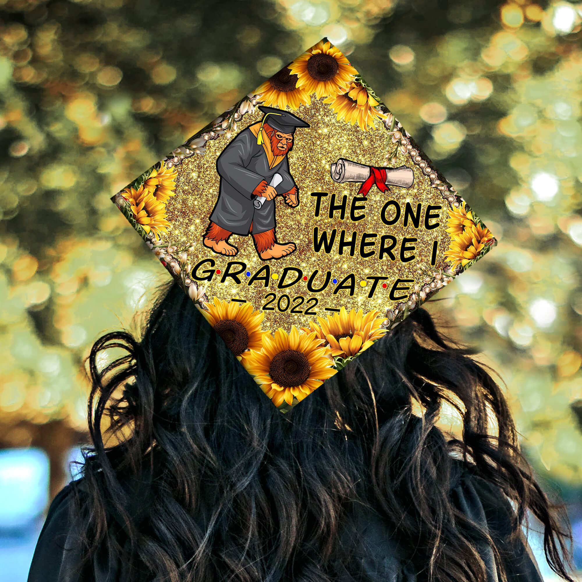 Graduation Cap Bigfoot Graduation Cap LNT27GC - Flagwix