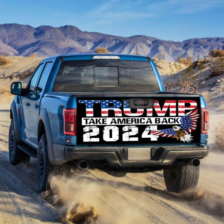 Trump 2024 Truck Tailgate Decal Sticker Wrap Take America Back LNT341TD