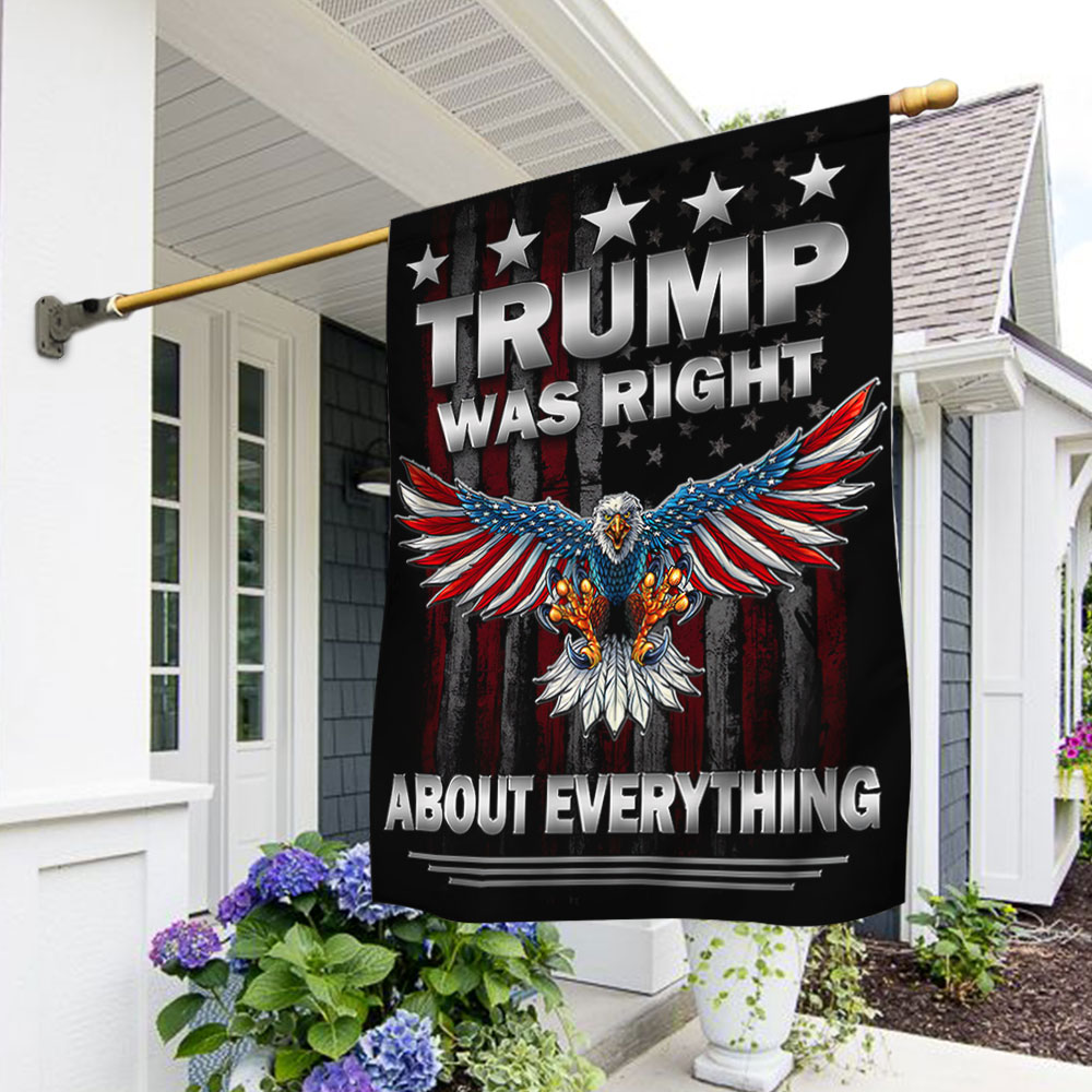 Trump 2024 Flag Trump Was Right About Everything TQN358Fv1 Flagwix